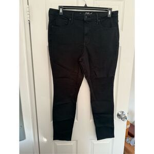 Universal Thread High Rise Skinny Size 16 Women's Black Jeans Stretch Fall